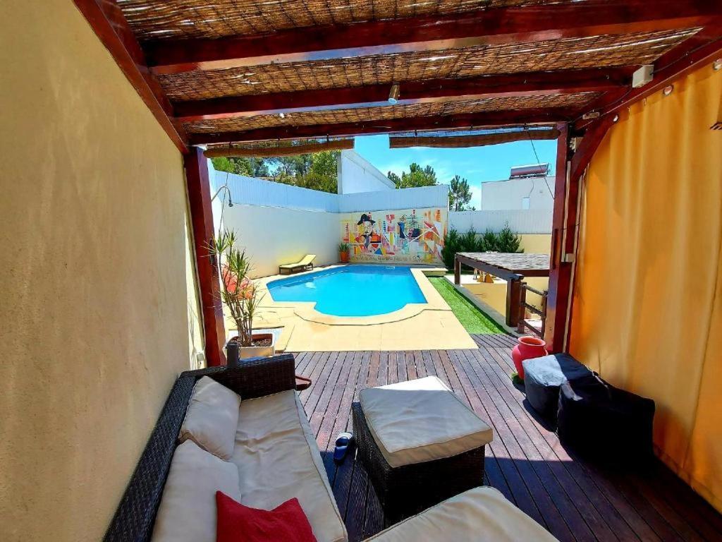 Casa Da Palmeira Sesimbra Bagian luar foto