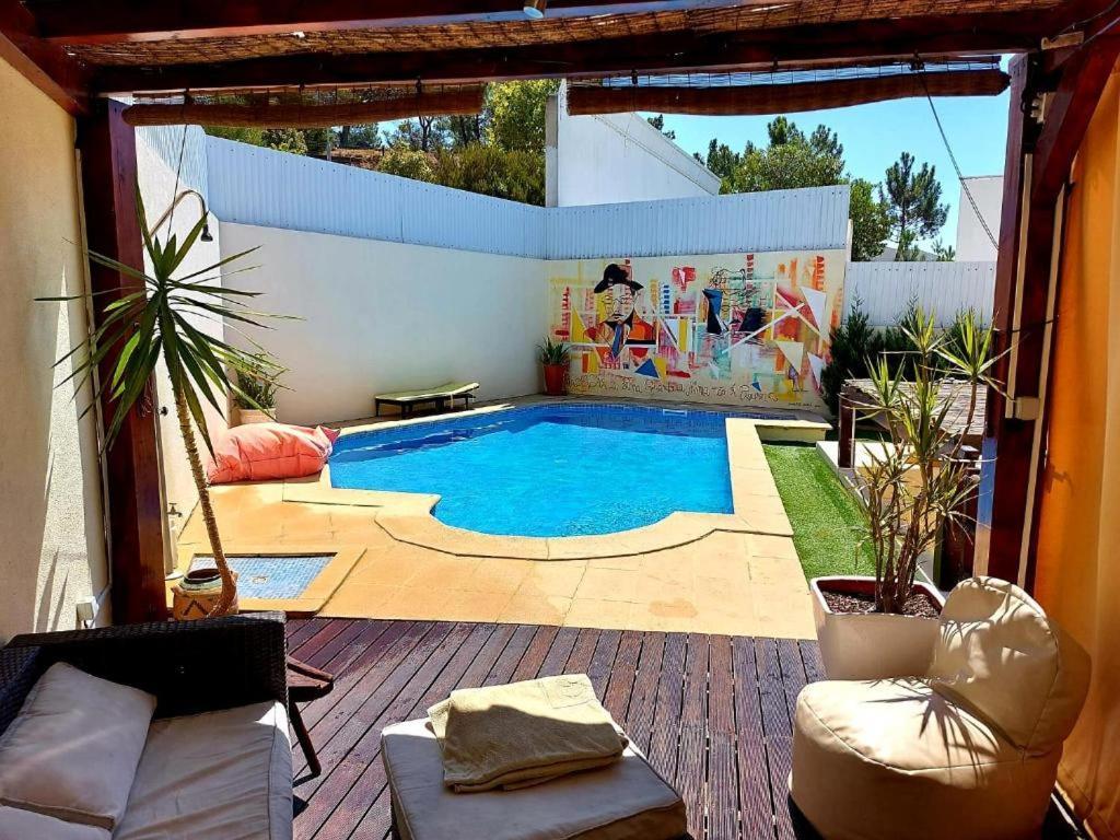 Casa Da Palmeira Sesimbra Bagian luar foto