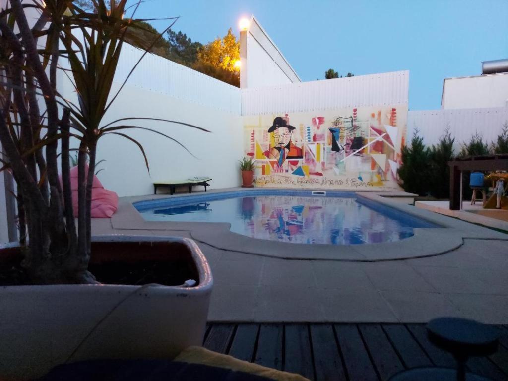 Casa Da Palmeira Sesimbra Bagian luar foto